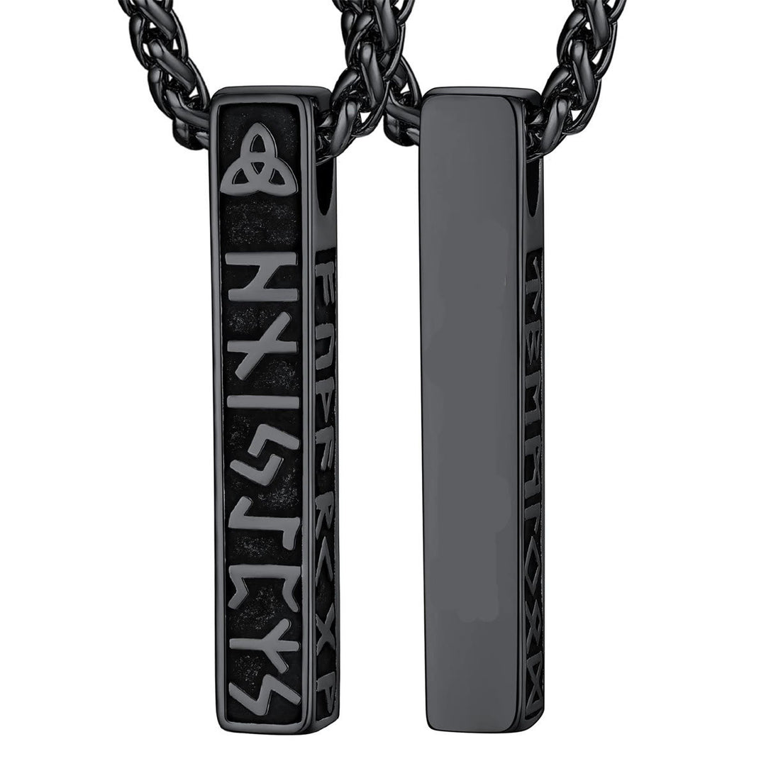 WorldNorse Viking Rune Vertical Bar Amulett Halskette - image 5