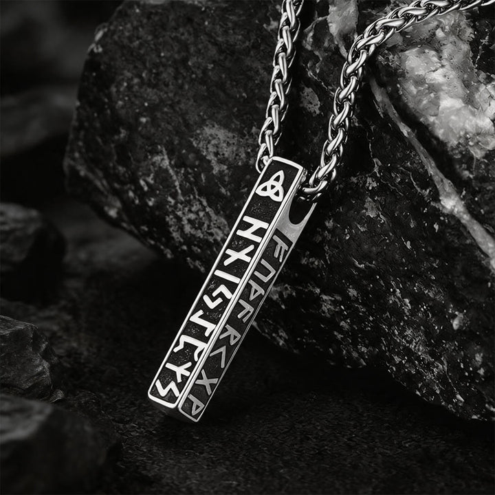 WorldNorse Viking Rune Vertical Bar Amulett Halskette - image 8