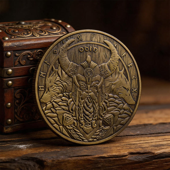 WorldNorse Doppelseitige Wikinger-Glücksmünze - image 16