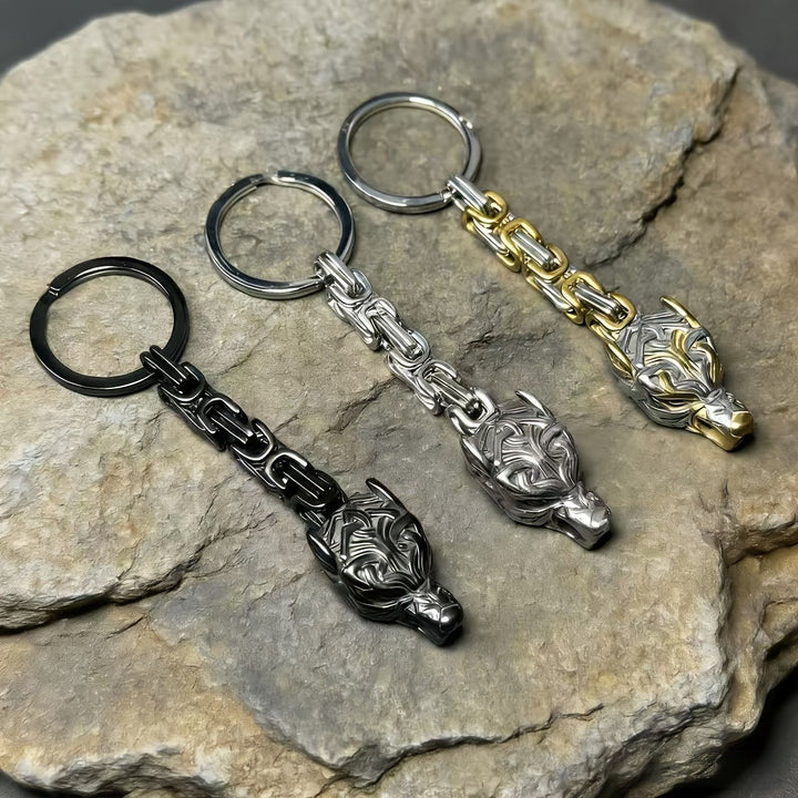 WorldNorse „Fenrirs Macht“ Wikinger- Wolf -Schlüsselanhänger - image 0