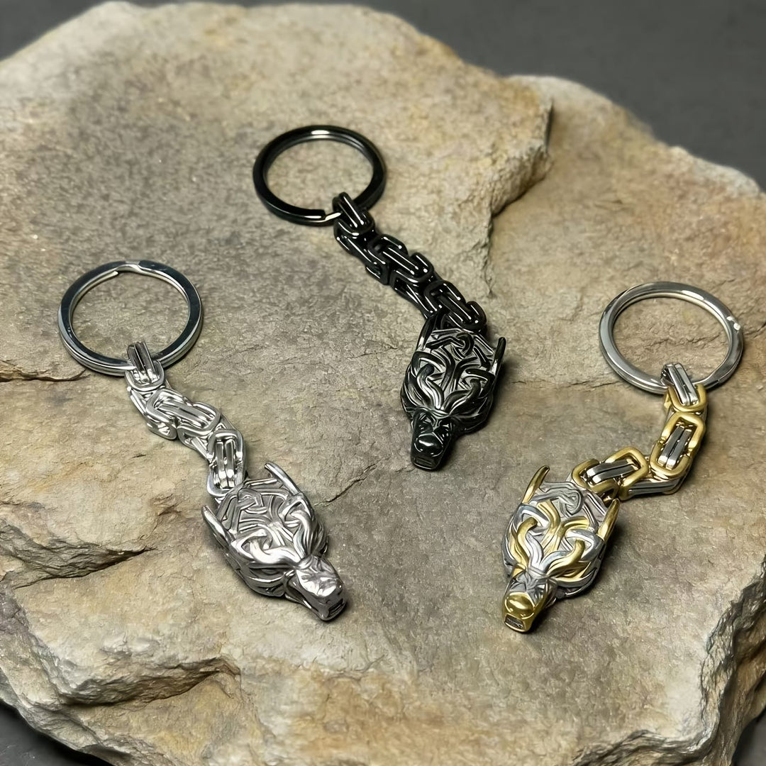 WorldNorse „Fenrirs Macht“ Wikinger- Wolf -Schlüsselanhänger - image 4