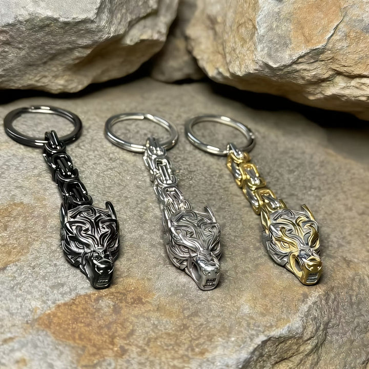 WorldNorse „Fenrirs Macht“ Wikinger- Wolf -Schlüsselanhänger - image 5