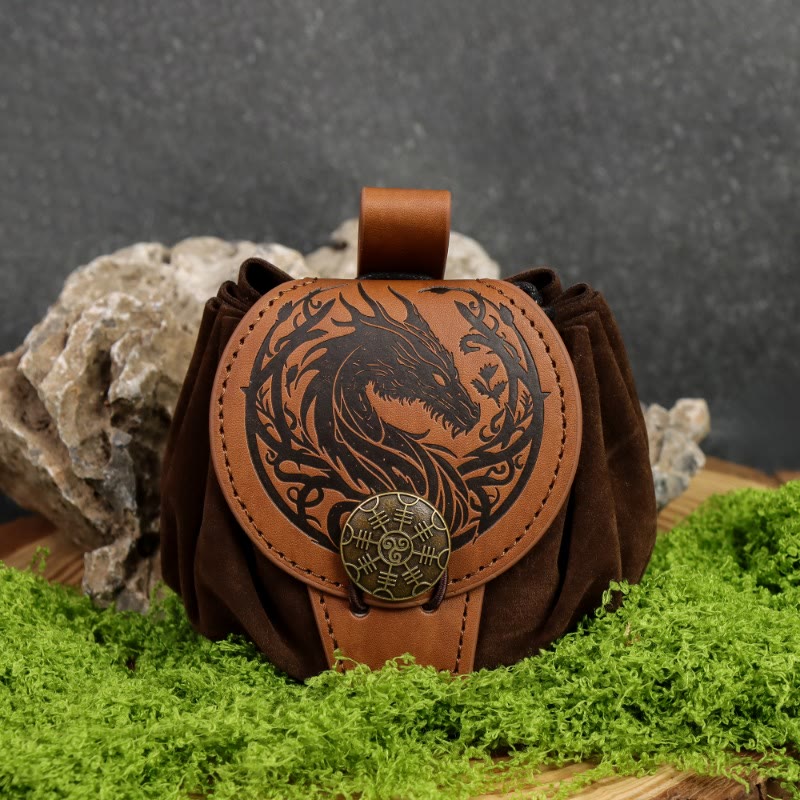WorldNorse Nordischer Drache Yggdrasil Kordelzugbeutel - image 6