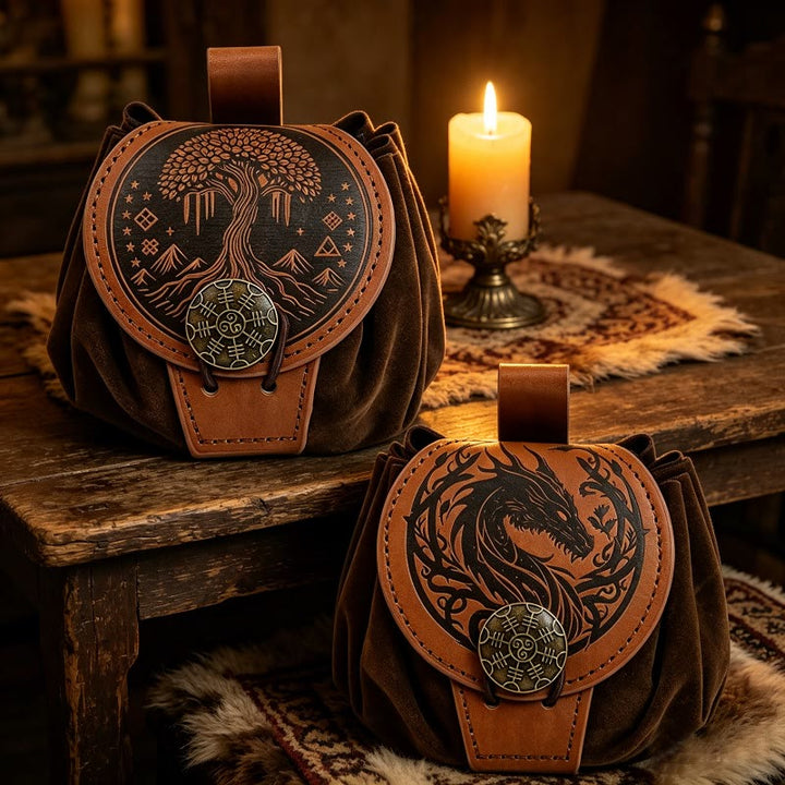WorldNorse Nordischer Drache Yggdrasil Kordelzugbeutel - image 13