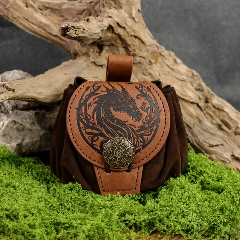 WorldNorse Nordischer Drache Yggdrasil Kordelzugbeutel - image 5