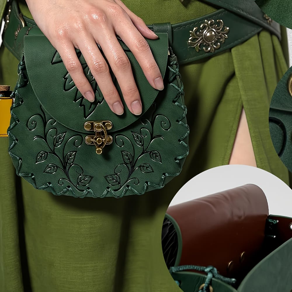 WorldNorse Lederbeutel mit Weinblattprägung - image 6