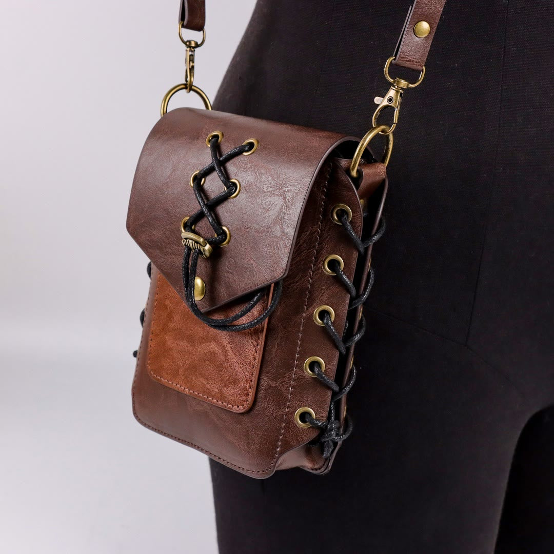 WorldNorse Mittelalterliche Schnürtasche aus Leder - image 6