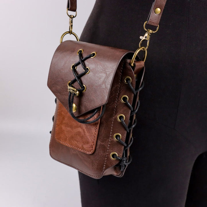 WorldNorse Mittelalterliche Schnürtasche aus Leder - image 6