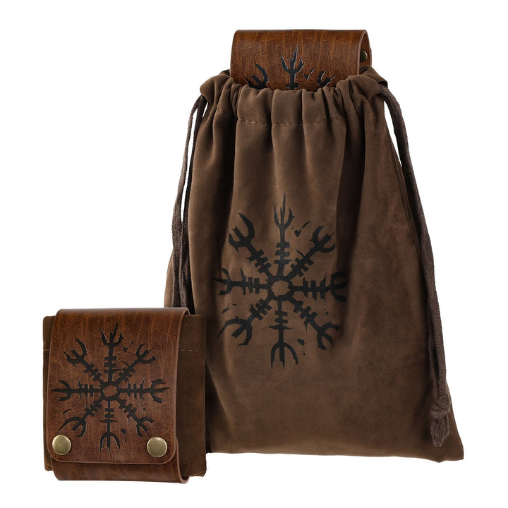 WorldNorse Helm der Ehrfurcht Gürteltasche mit Kordelzug - image 1