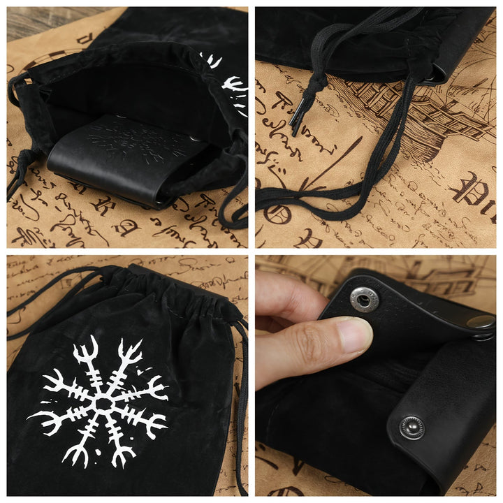 WorldNorse Helm der Ehrfurcht Gürteltasche mit Kordelzug - image 9