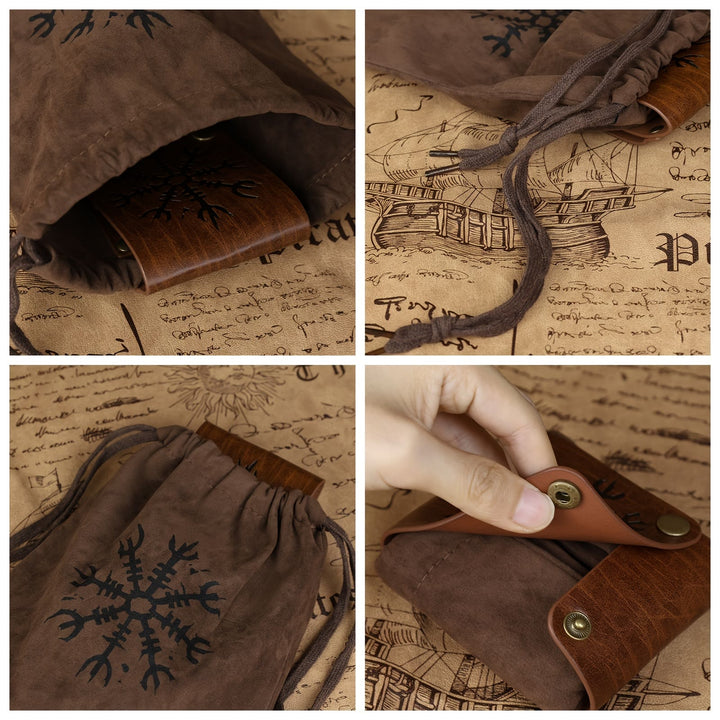 WorldNorse Helm der Ehrfurcht Gürteltasche mit Kordelzug - image 4