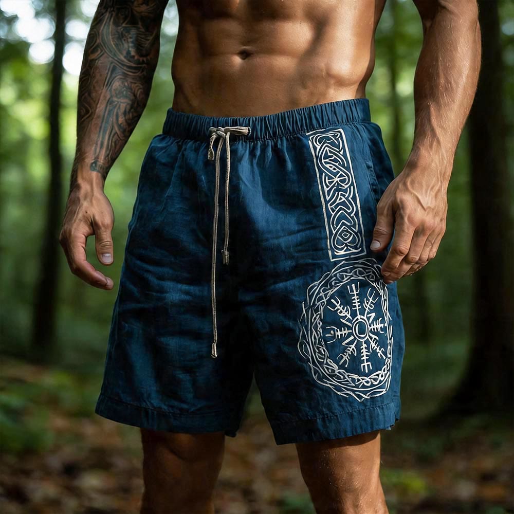 WorldNorse Helm der Ehrfurcht Keltischer Knoten Shorts - US/UK/AU50, EU60 (5XL) - image 0