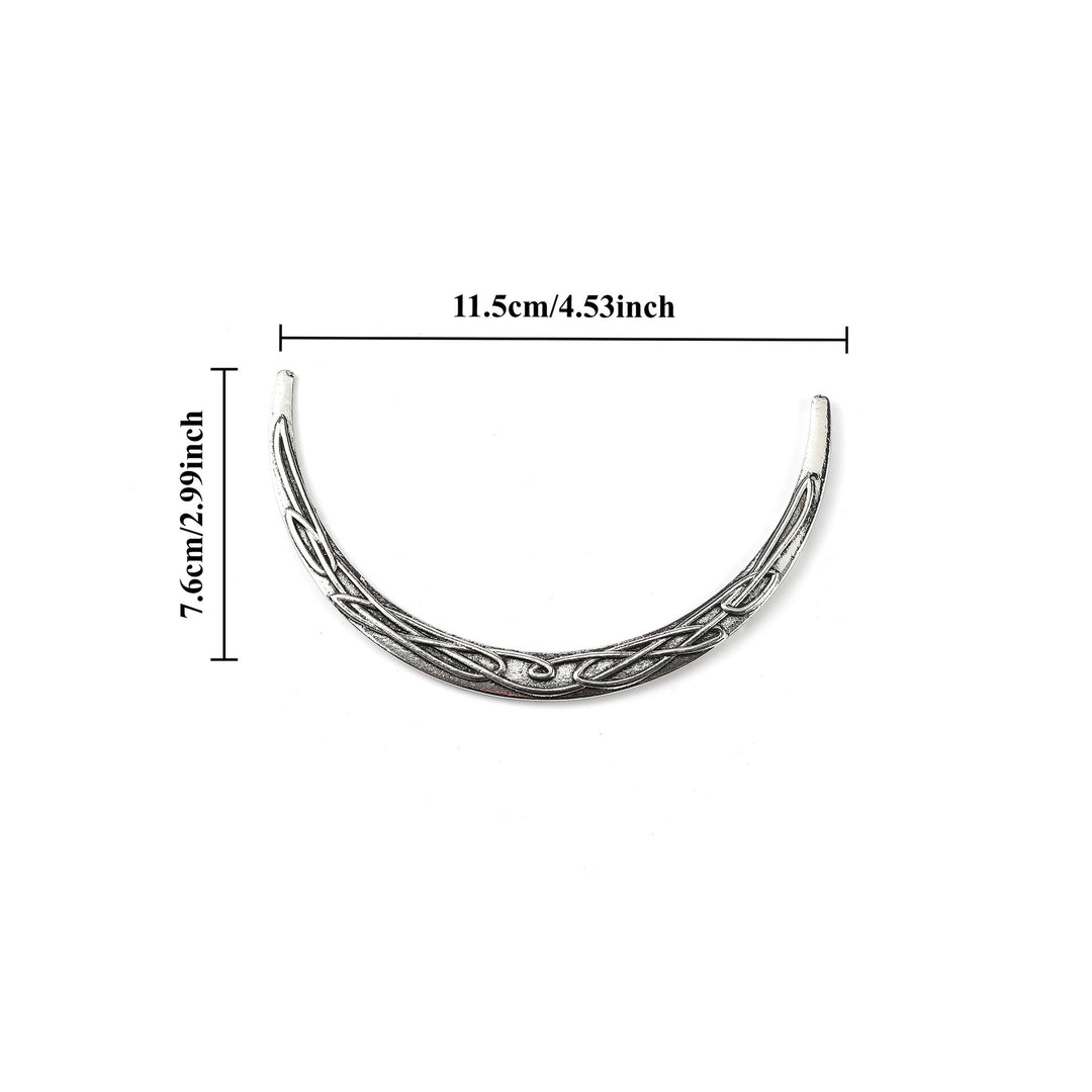 WorldNorse Keltischer Knoten Crescent Hairpin - image 3