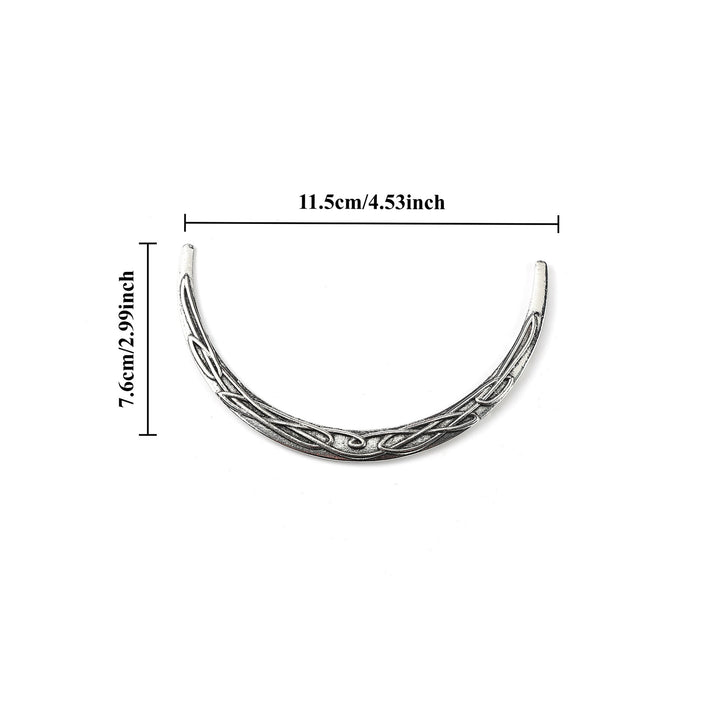 WorldNorse Keltischer Knoten Crescent Hairpin - image 3