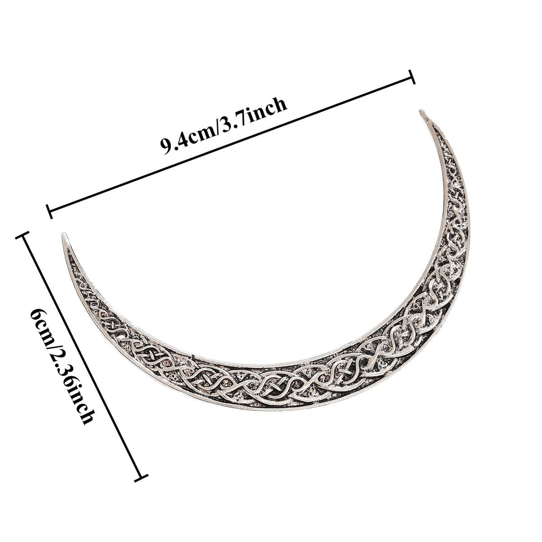 WorldNorse Keltischer Knoten Crescent Hairpin - image 10