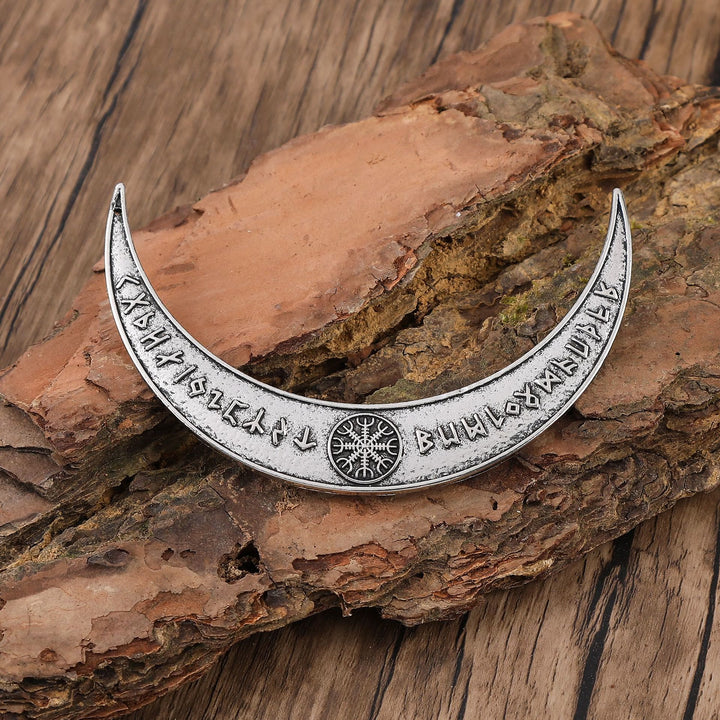 WorldNorse Helm der Ehrfurcht Rune Halbmond-Haarnadel - Helm der Ehrfurcht - image 0