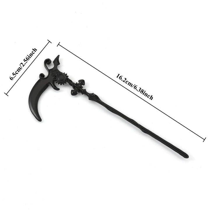 WorldNorse Gothic Skelett-Sichel-Haarnadel - image 12