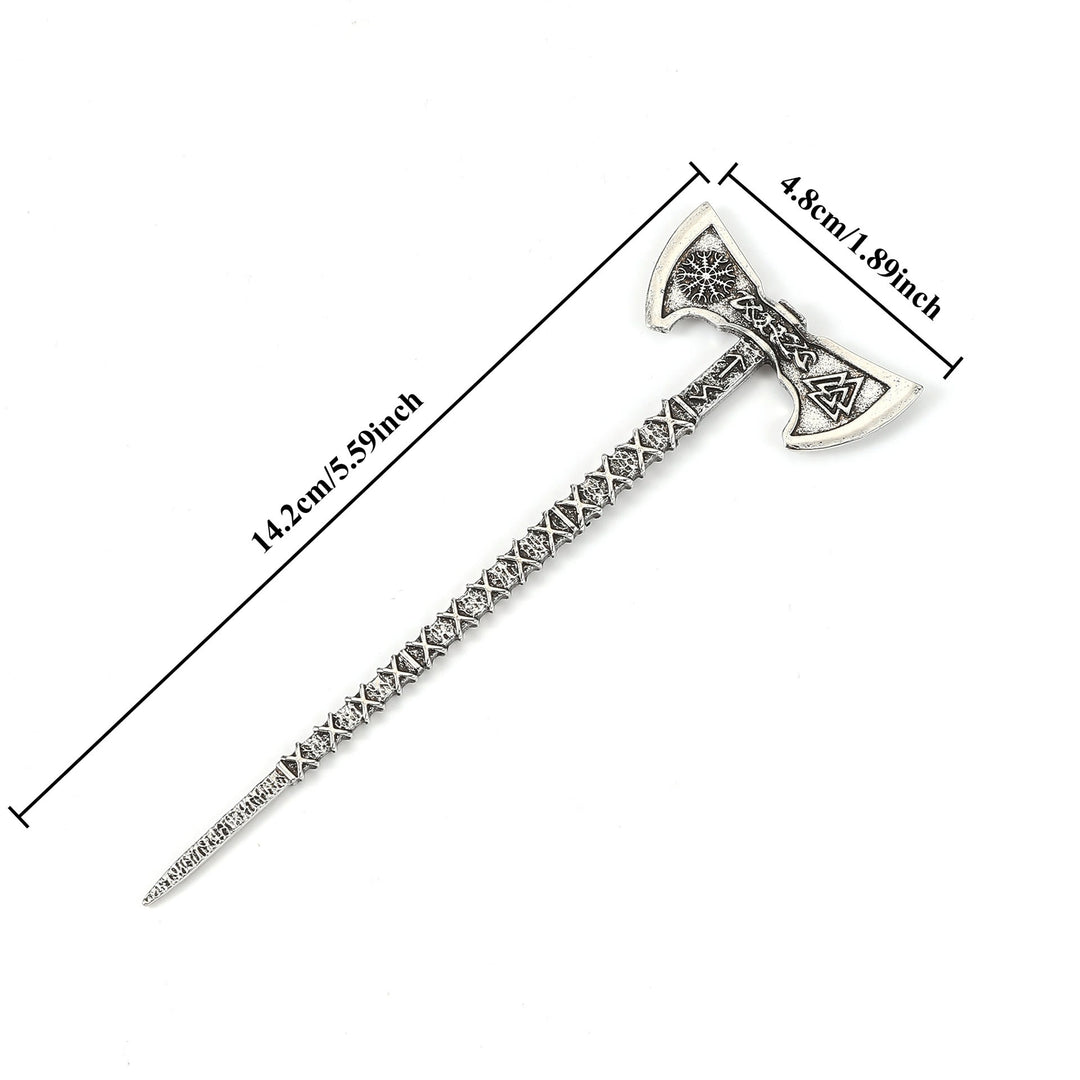 WorldNorse Valknut Wikinger Axt Haarnadel - image 3