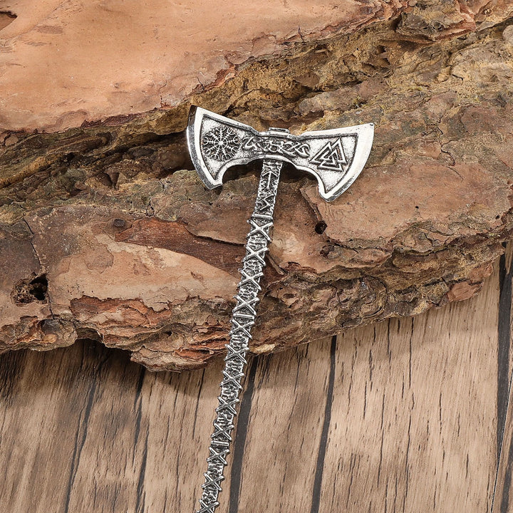 WorldNorse Valknut Wikinger Axt Haarnadel - image 1