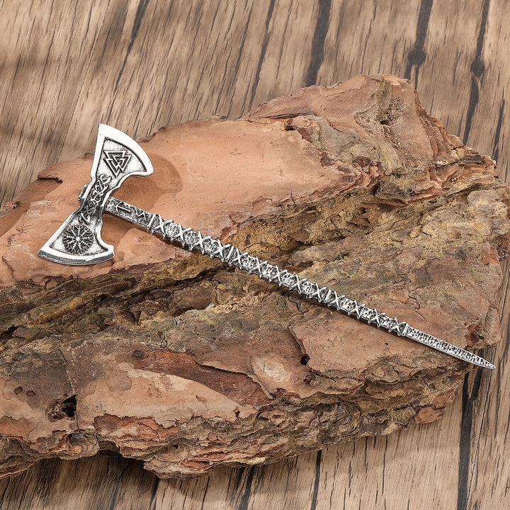 WorldNorse Valknut Wikinger Axt Haarnadel - Wikinger Axt - image 0