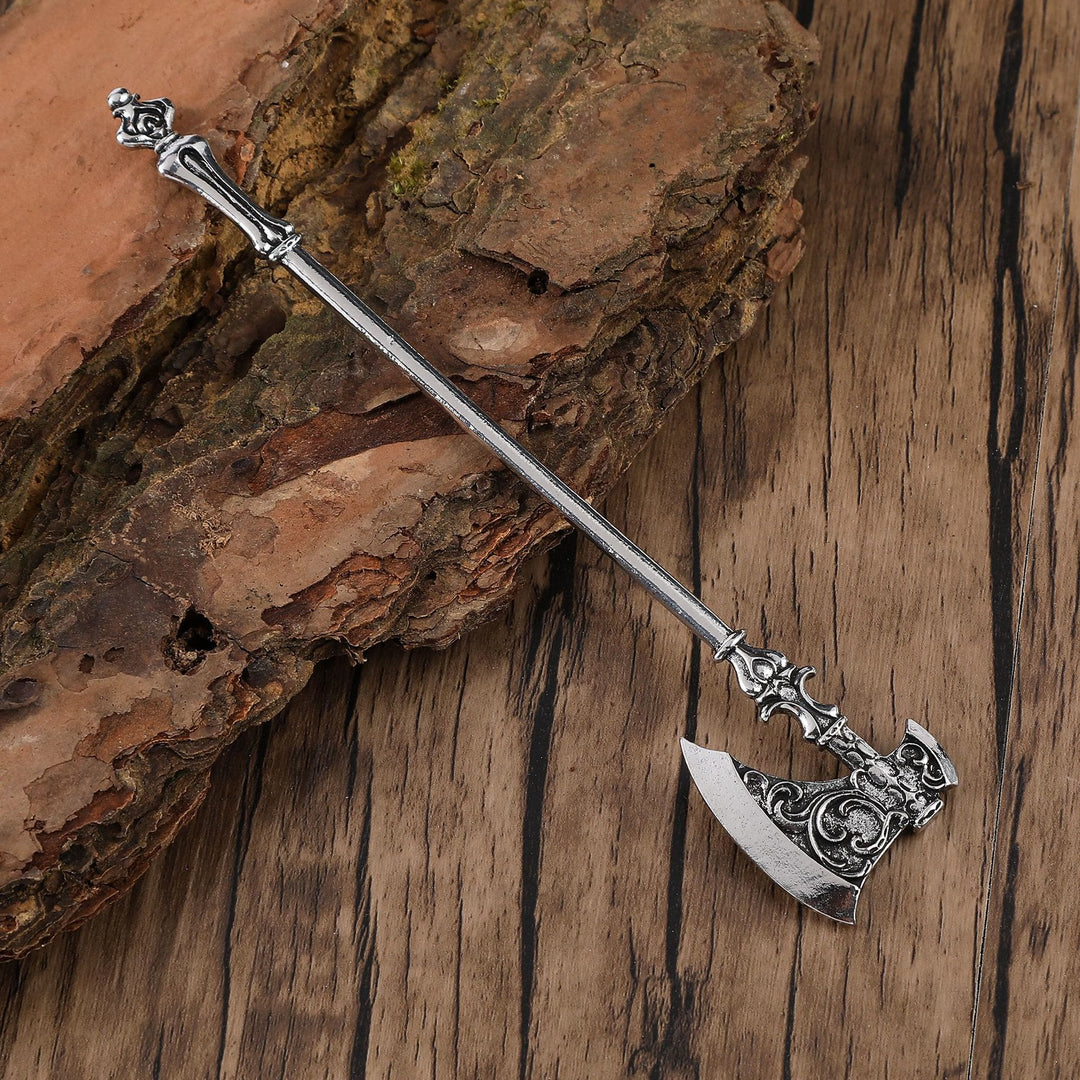 WorldNorse Geschnitzte Wikinger Axt Haarnadel - image 2