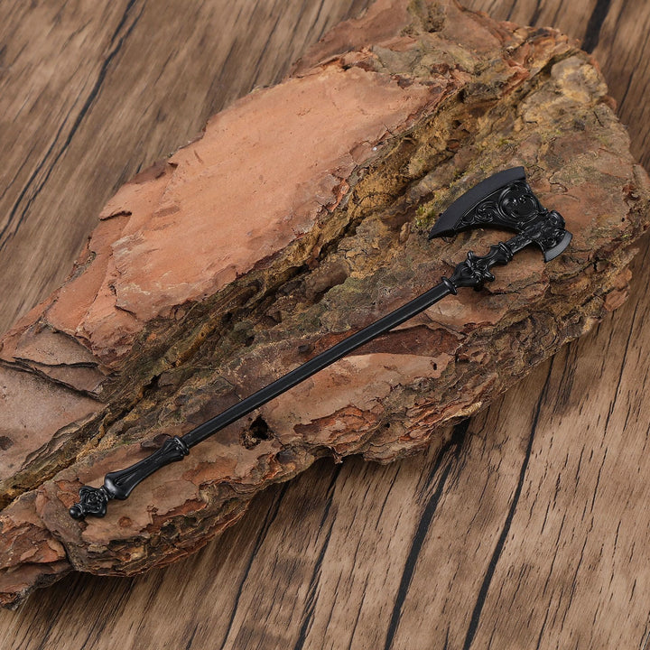 WorldNorse Geschnitzte Wikinger Axt Haarnadel - image 5