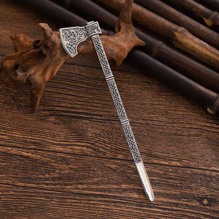 WorldNorse Geschnitzte Wikinger Axt Haarnadel - Stil Nr. 2 - image 7