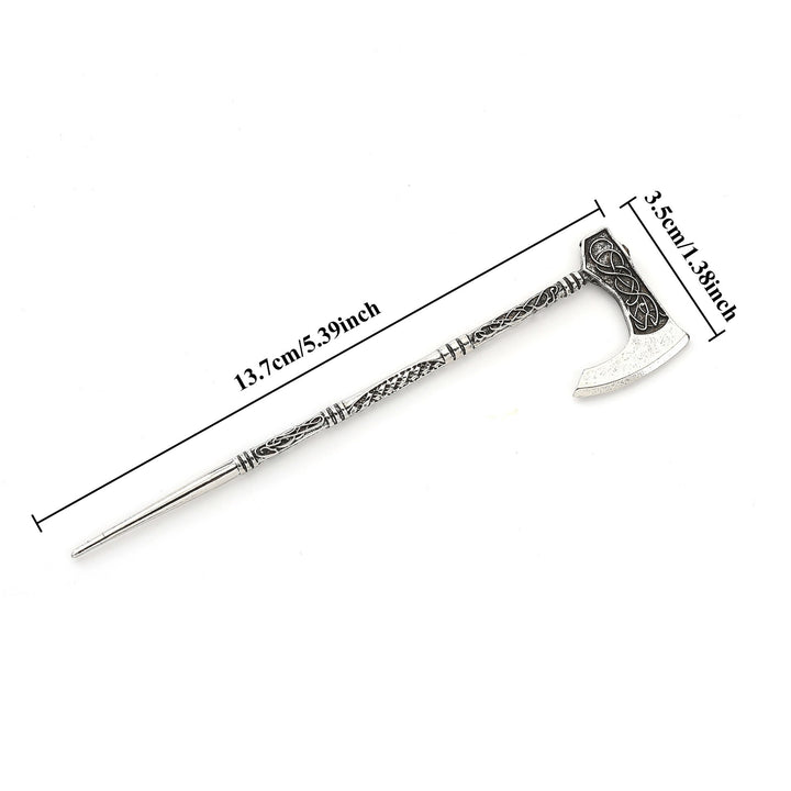 WorldNorse Keltischer Knoten Wikinger Axt Haarnadel - image 3