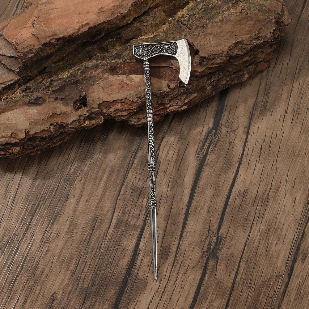 WorldNorse Keltischer Knoten Wikinger Axt Haarnadel - image 1