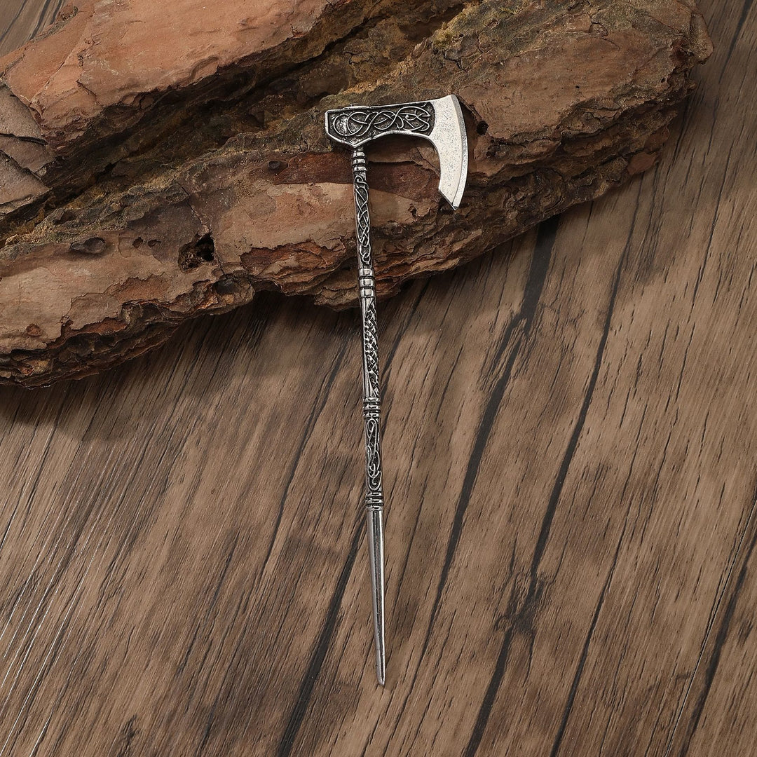 WorldNorse Keltischer Knoten Wikinger Axt Haarnadel - image 1