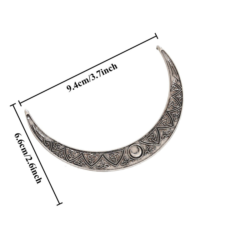 WorldNorse Triquetra Knotenmuster Halbmond Haarnadel - image 3