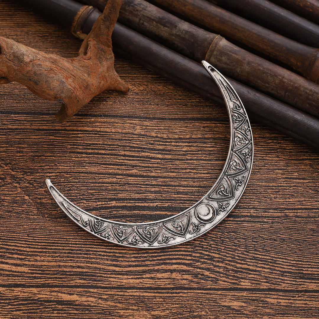 WorldNorse Triquetra Knotenmuster Halbmond Haarnadel - image 2