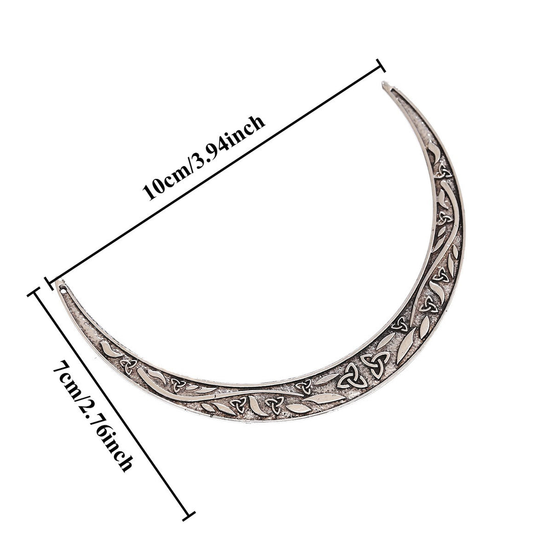 WorldNorse Triquetra Knotenmuster Halbmond Haarnadel - image 7