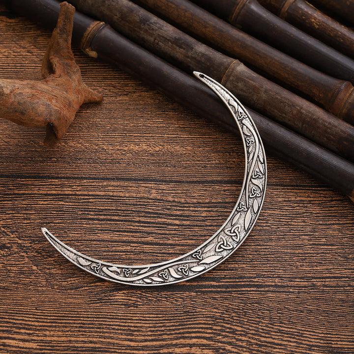 WorldNorse Triquetra Knotenmuster Halbmond Haarnadel - image 6