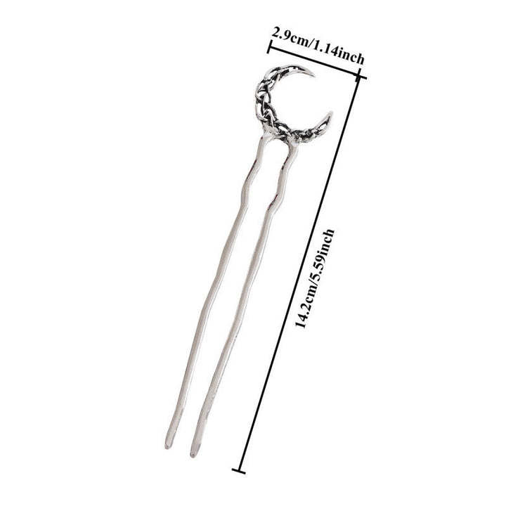 WorldNorse Keltischer Knoten Moon Hairpin - image 3