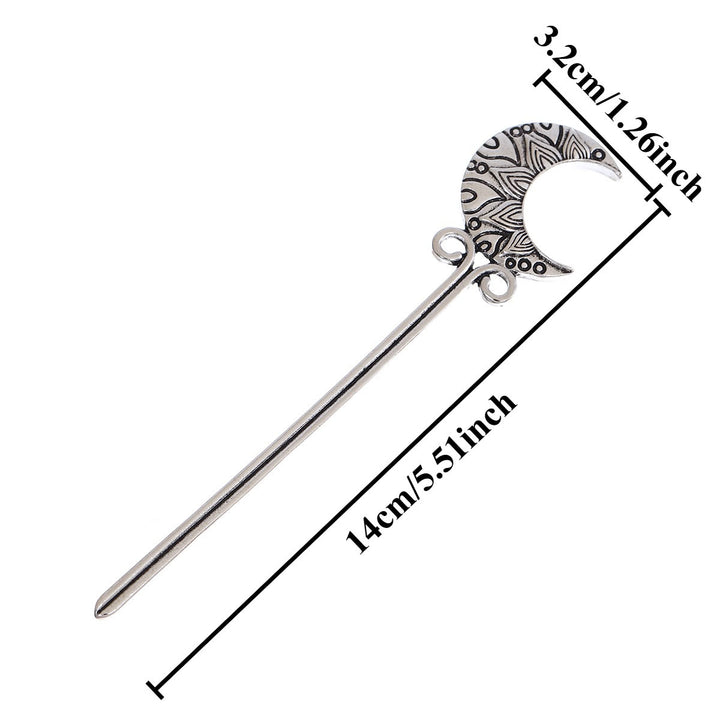 WorldNorse Keltischer Knoten Moon Hairpin - image 7