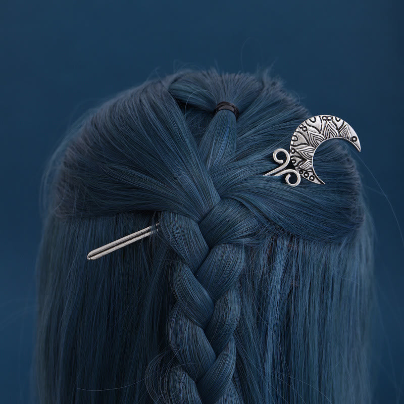 WorldNorse Keltischer Knoten Moon Hairpin - image 5