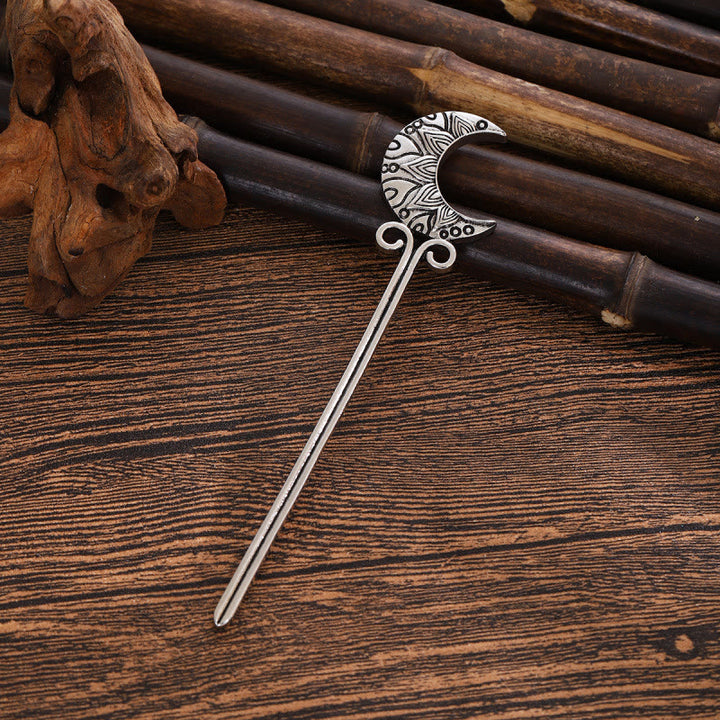 WorldNorse Keltischer Knoten Moon Hairpin - image 6