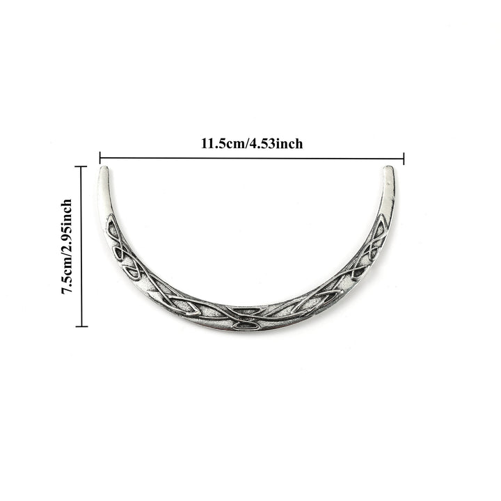 WorldNorse Endloser Knoten Halbmond Haarnadel - image 3