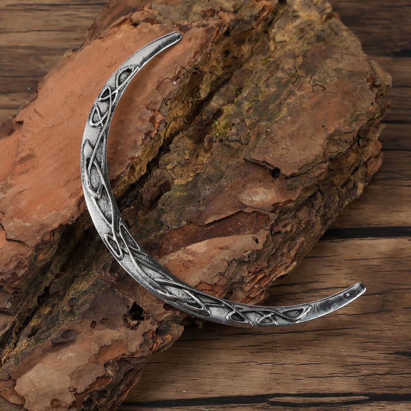 WorldNorse Endloser Knoten Halbmond Haarnadel - image 1