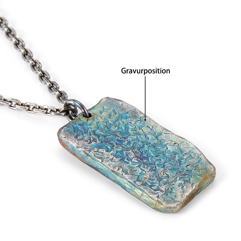 WorldNorse Handgefertigtes Halskette aus 999 Silber mit prismatischem Motiv des Göttlichen Tieres und Goldeinlage - Mit Kette - JA, BITTE - image 6