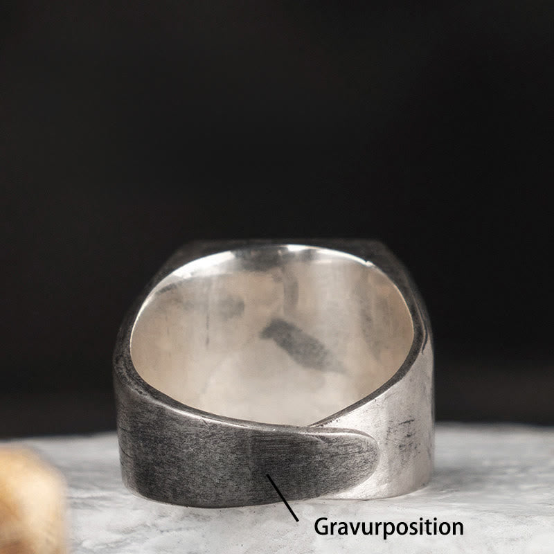 WorldNorse handgefertigtes 925er Silber Valknut Wikinger Ring - Einstellbar - JA, BITTE - image 4