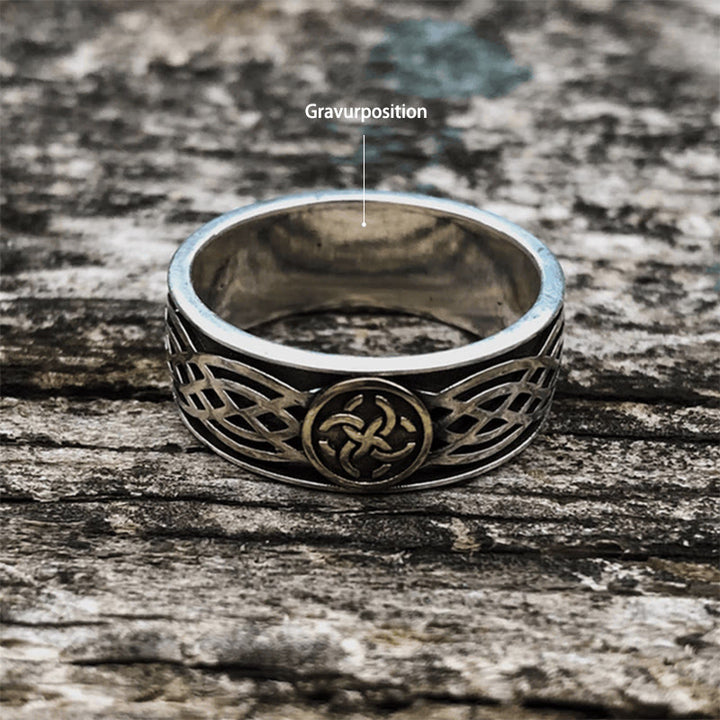 WorldNorse handgefertigtes 925er Silber Keltischer Amulettring - 72mm - JA, BITTE - image 2