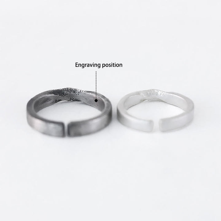 WorldNorse Handgefertigtes 999 Silber Handgefertigter Ring mit robuster, gedrehter Struktur - Retro Schwarz - JA, BITTE - image 3