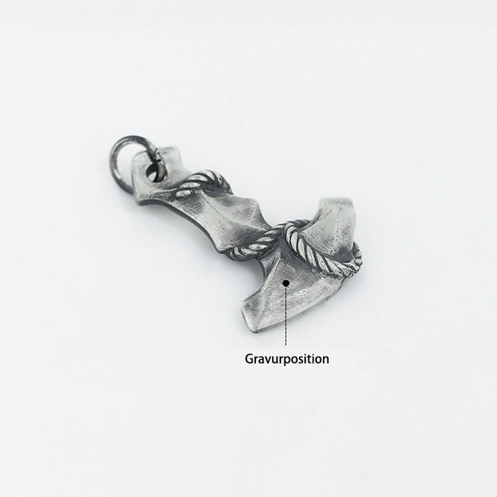 WorldNorse Handgefertigtes 999 Silber Anker Halskette - Mit Rolo-Kette - 55 cm - JA, BITTE - image 4