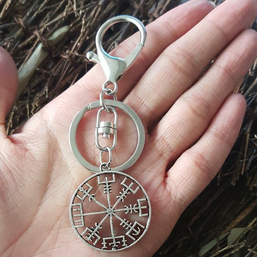 WorldNorse Vegvisir Kompass-Schlüsselanhänger - image 3