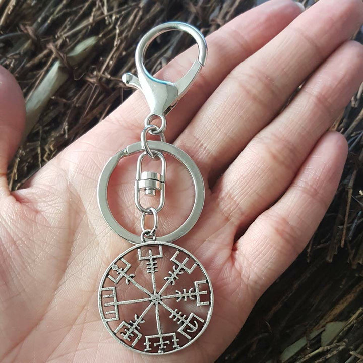 WorldNorse Vegvisir Kompass-Schlüsselanhänger - image 3