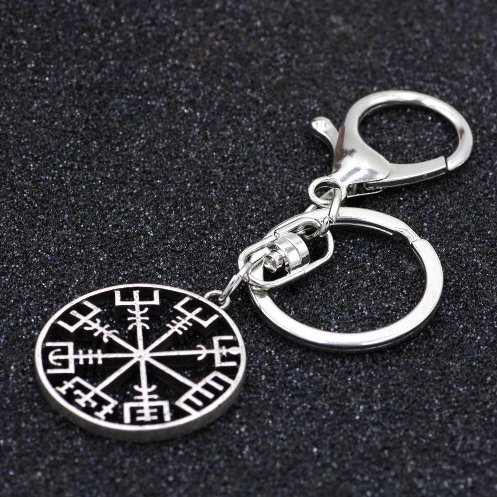 WorldNorse Vegvisir Kompass-Schlüsselanhänger - image 2