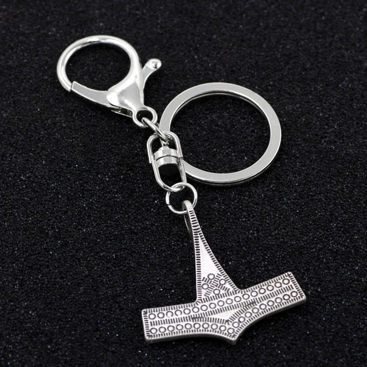 WorldNorse Antiker Mjölnir Schlüsselanhänger mit Struktur - image 2