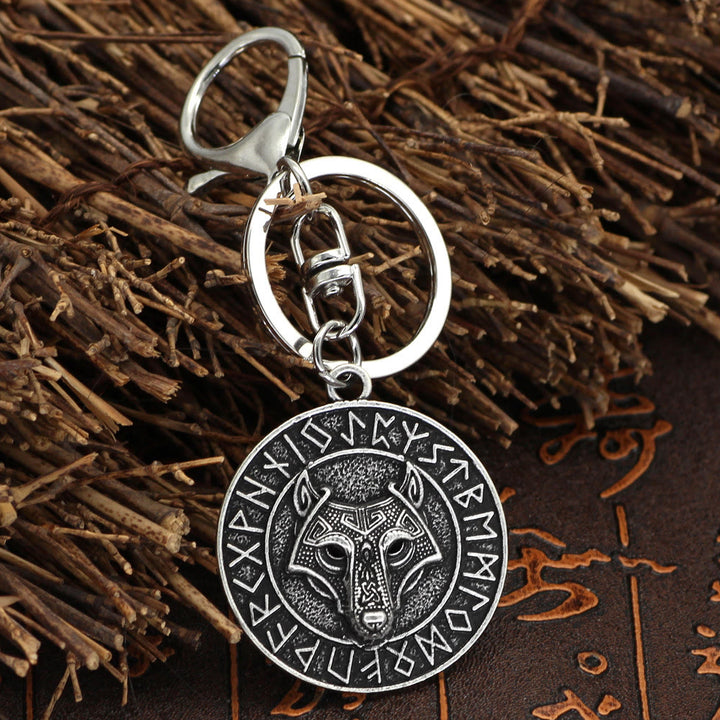 WorldNorse Rune Wolf -Schlüsselanhänger - Wolf - image 0